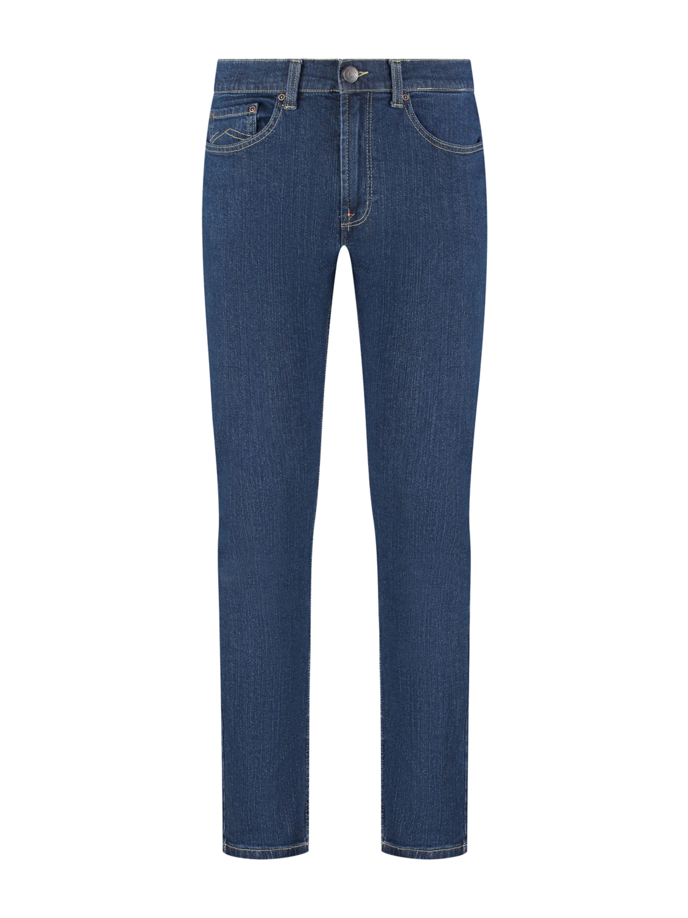 Maskovick Jeans 'MASKOVICK - Heren Jeans - Slim Fit - Milano – Stretch - Denim Broek' in Blue: front