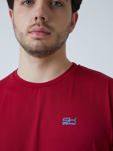 SPORTKIND Performance shirt 'Rundhals' in Red