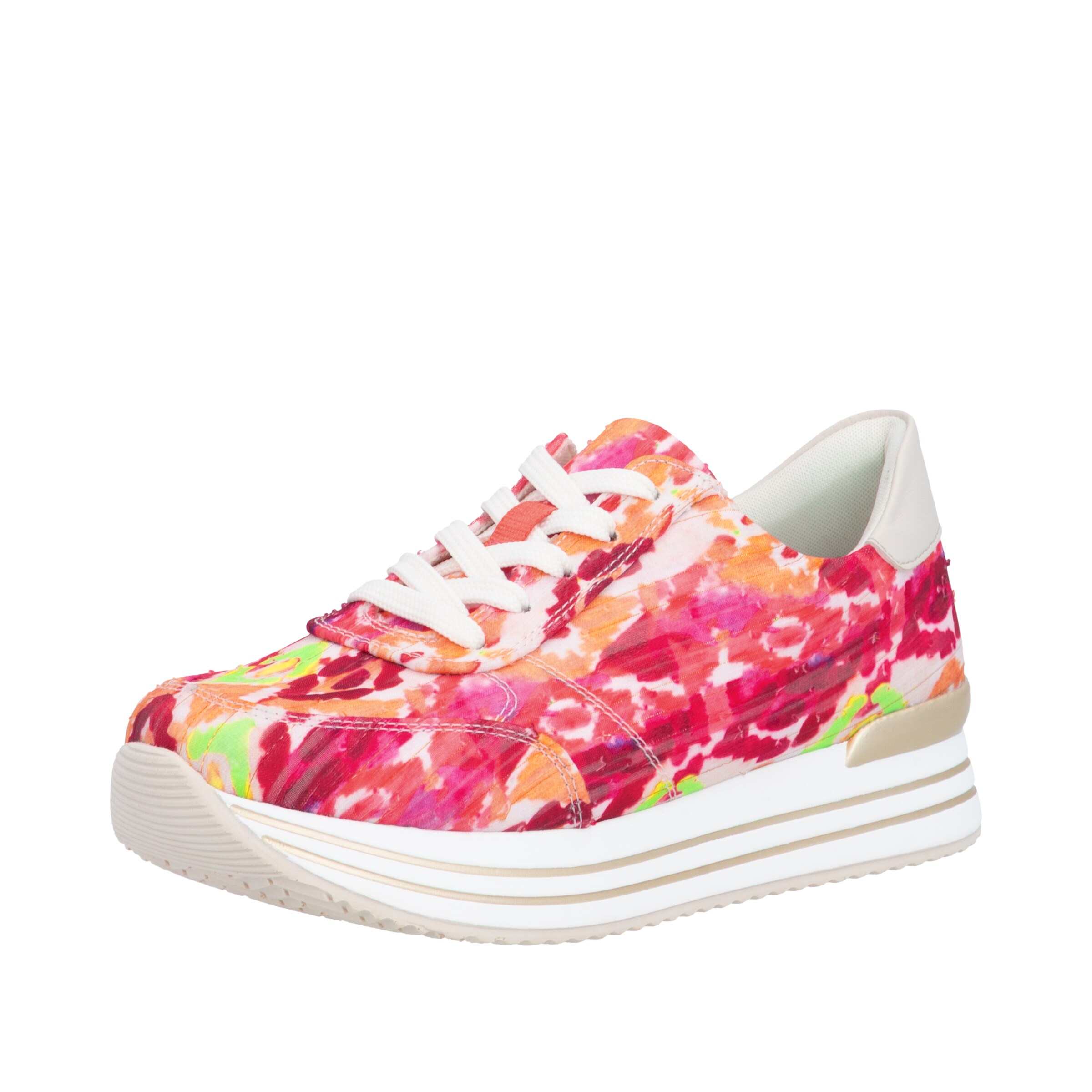 REMONTE Sneakers in Light green / Orange / Red / White, Item view