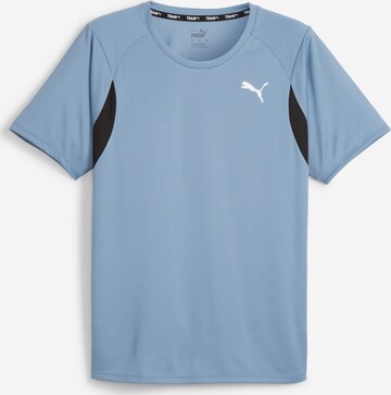 T-Shirt fonctionnel PUMA en bleu : devant