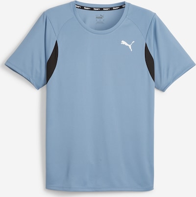 PUMA Functioneel shirt in de kleur Hemelsblauw / Zwart / Wit, Productweergave
