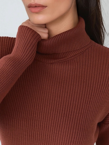 Robes en maille 'Strickkleider' My fashion en marron