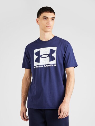 UNDER ARMOUR Functioneel shirt in Blauw: voorkant