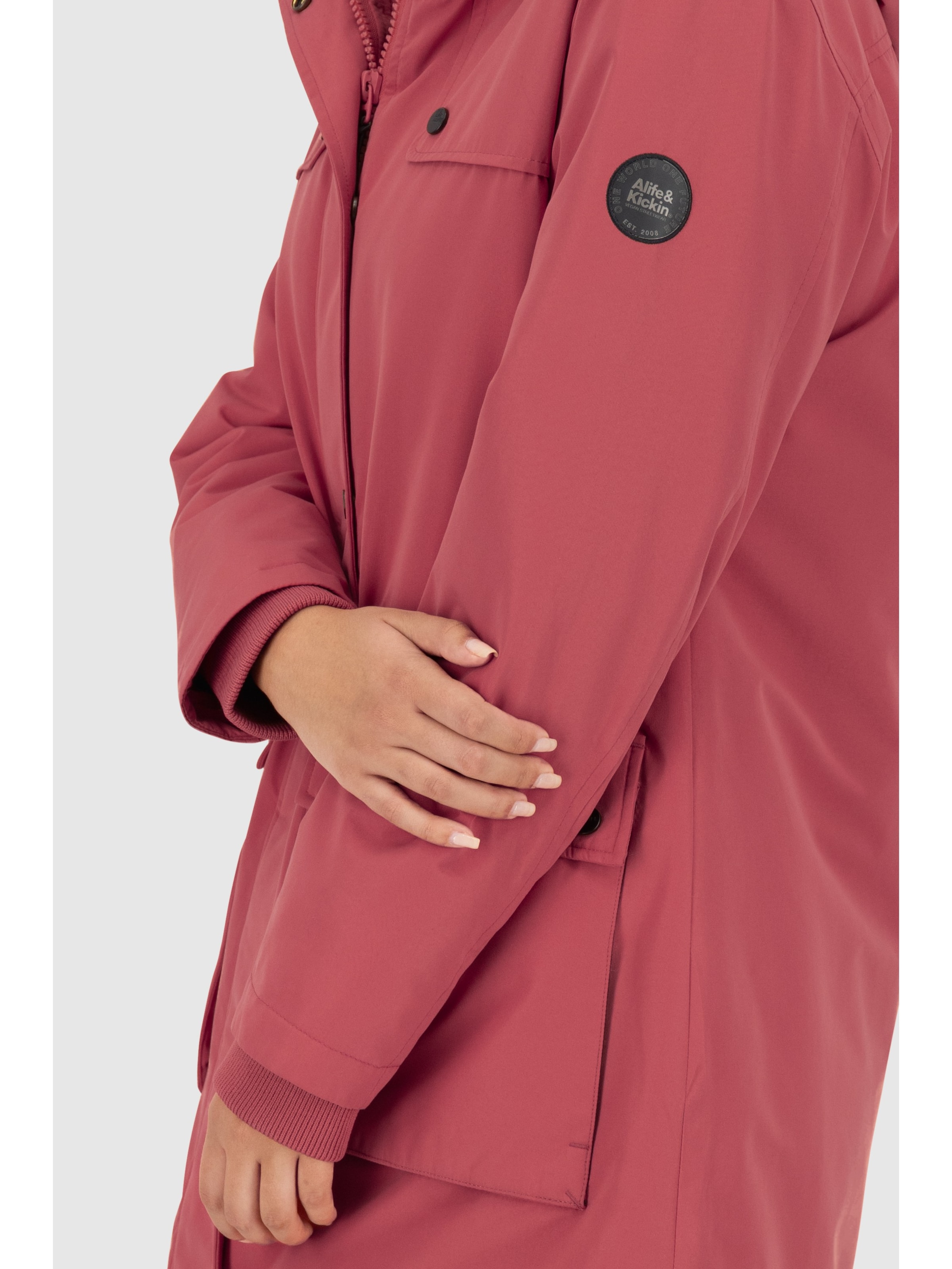 alife & kickin Winterjacke 'CharlotteAK A'‌‌‌‌ in Pink