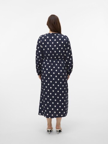 Vero Moda Curve Dress 'VMCKaya' in Blue