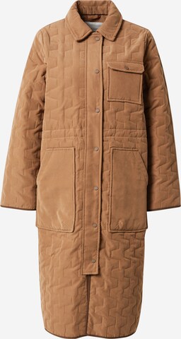 minimum Between-seasons coat 'Petriane' in Brown: front