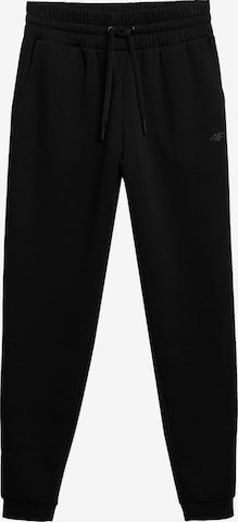 Regular Pantalon de sport 4F en noir : devant