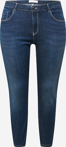 Coupe slim Jean 'RANTE' ONLY Carmakoma en bleu : devant