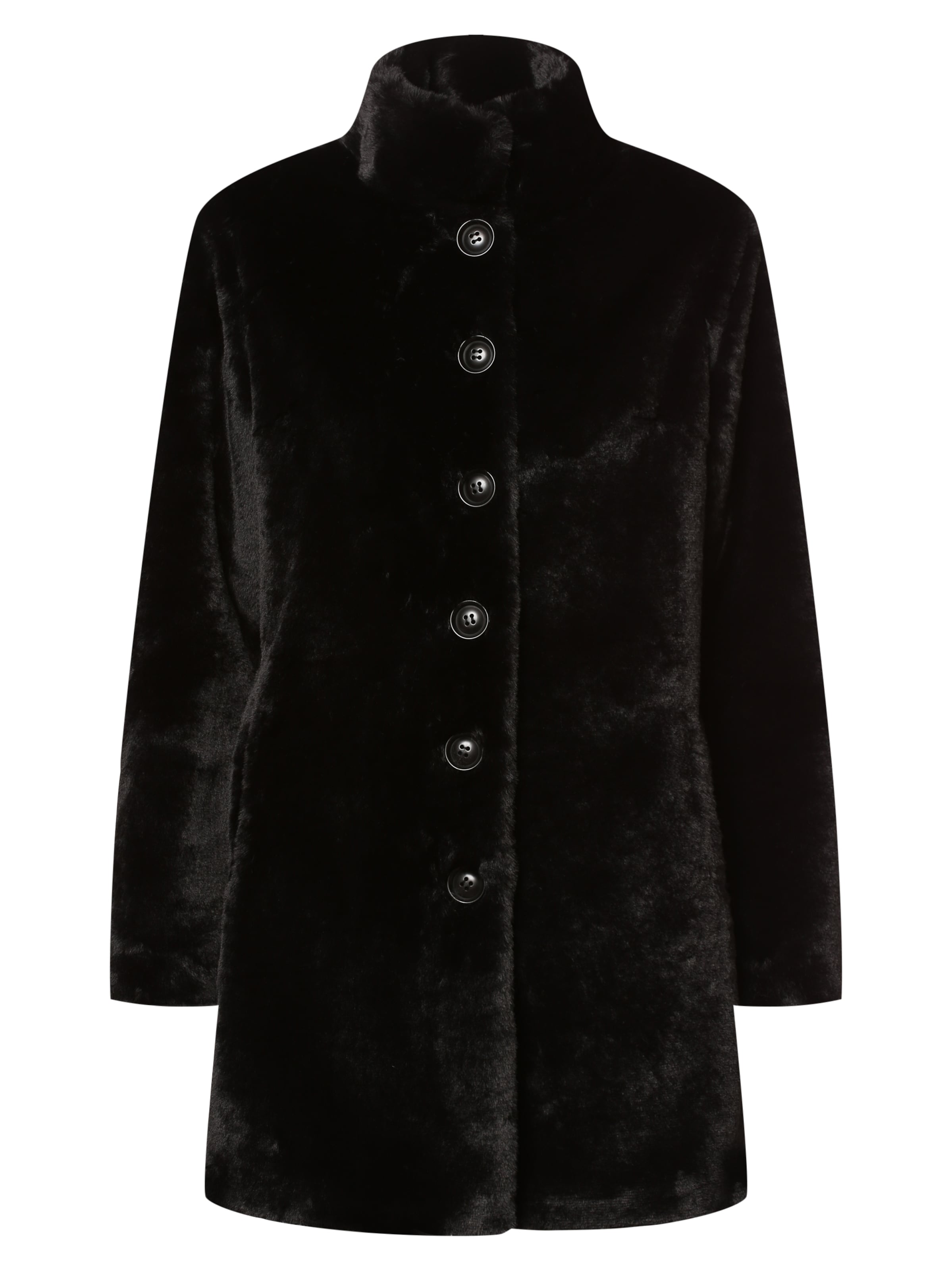 Marie Lund Winterjacke in Schwarz: Vorderseite