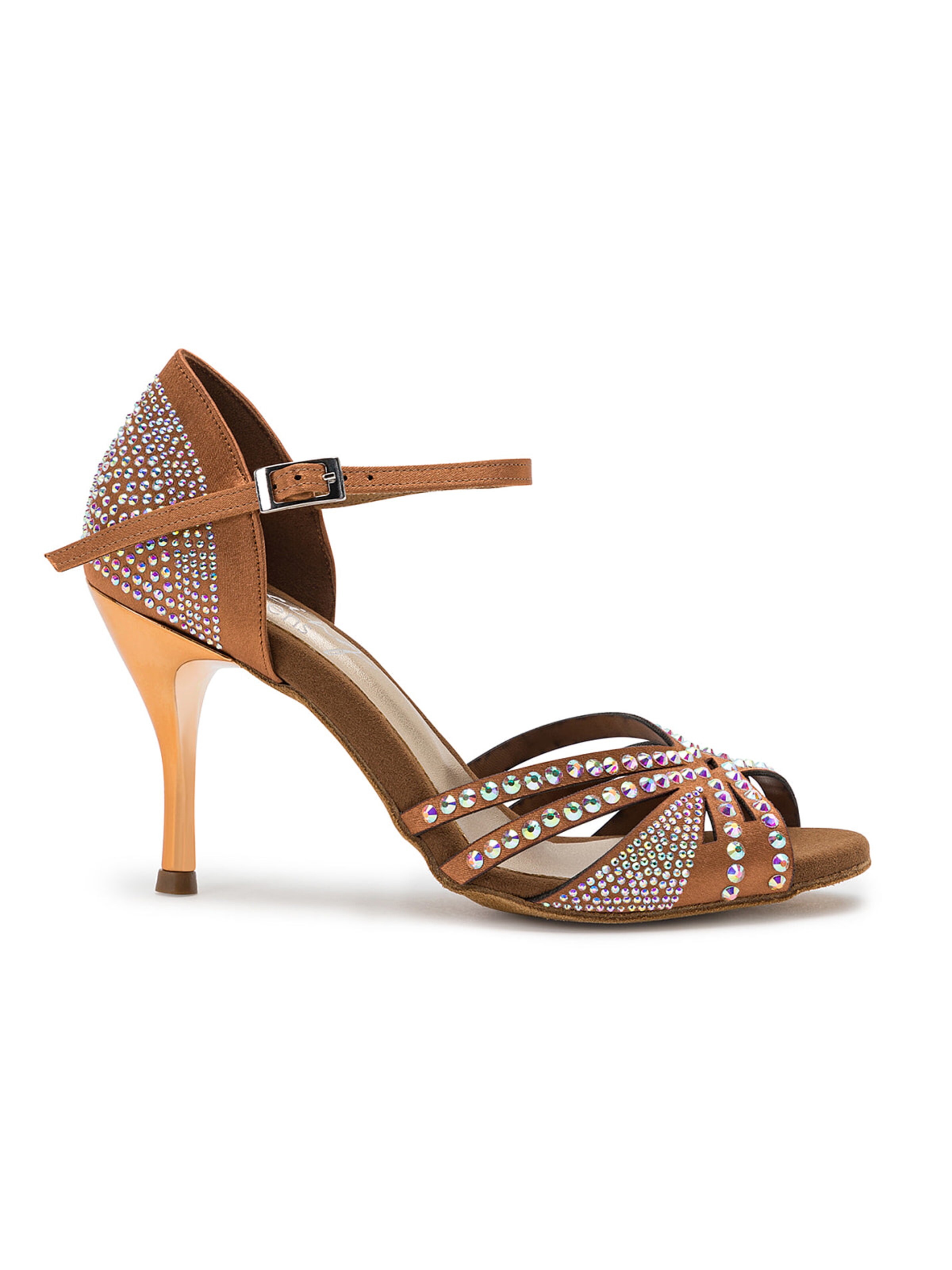Dancing Queens Strap Sandals 'Sparkle Shine' in Brown
