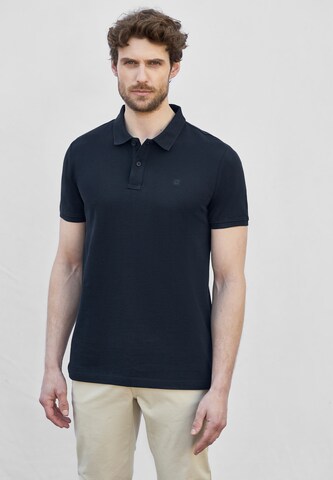 Street One MEN Piquée-Poloshirt in Blau: Vorderseite