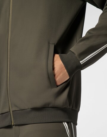 Plein Sport - Sudadera con cremallera en verde