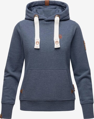 NAVAHOO Sweatshirt in Blauw: voorkant