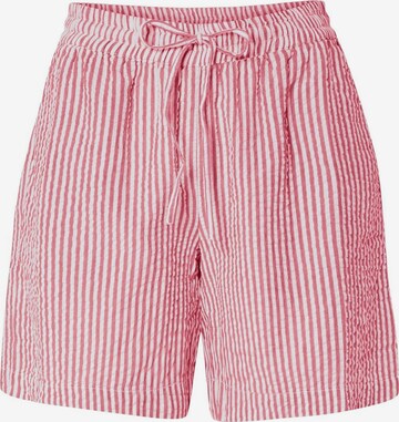 Pantalon 'PCSally' PIECES en rouge : devant