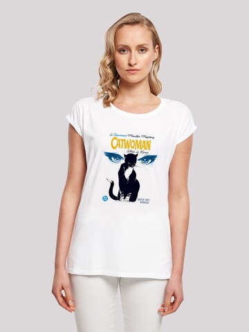 T-shirt 'DC Comics Batman Catwoman When In Rome' F4NT4STIC en blanc : devant