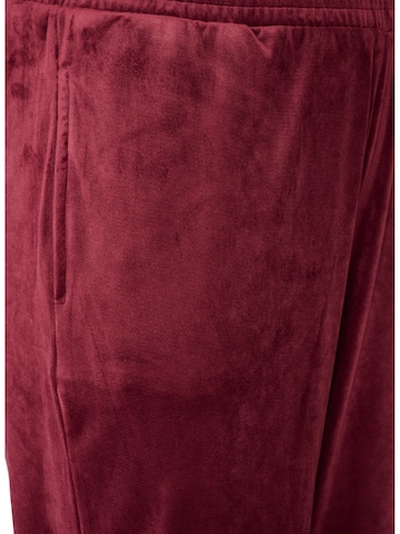 Tapered Pantaloni di Zizzi in rosso