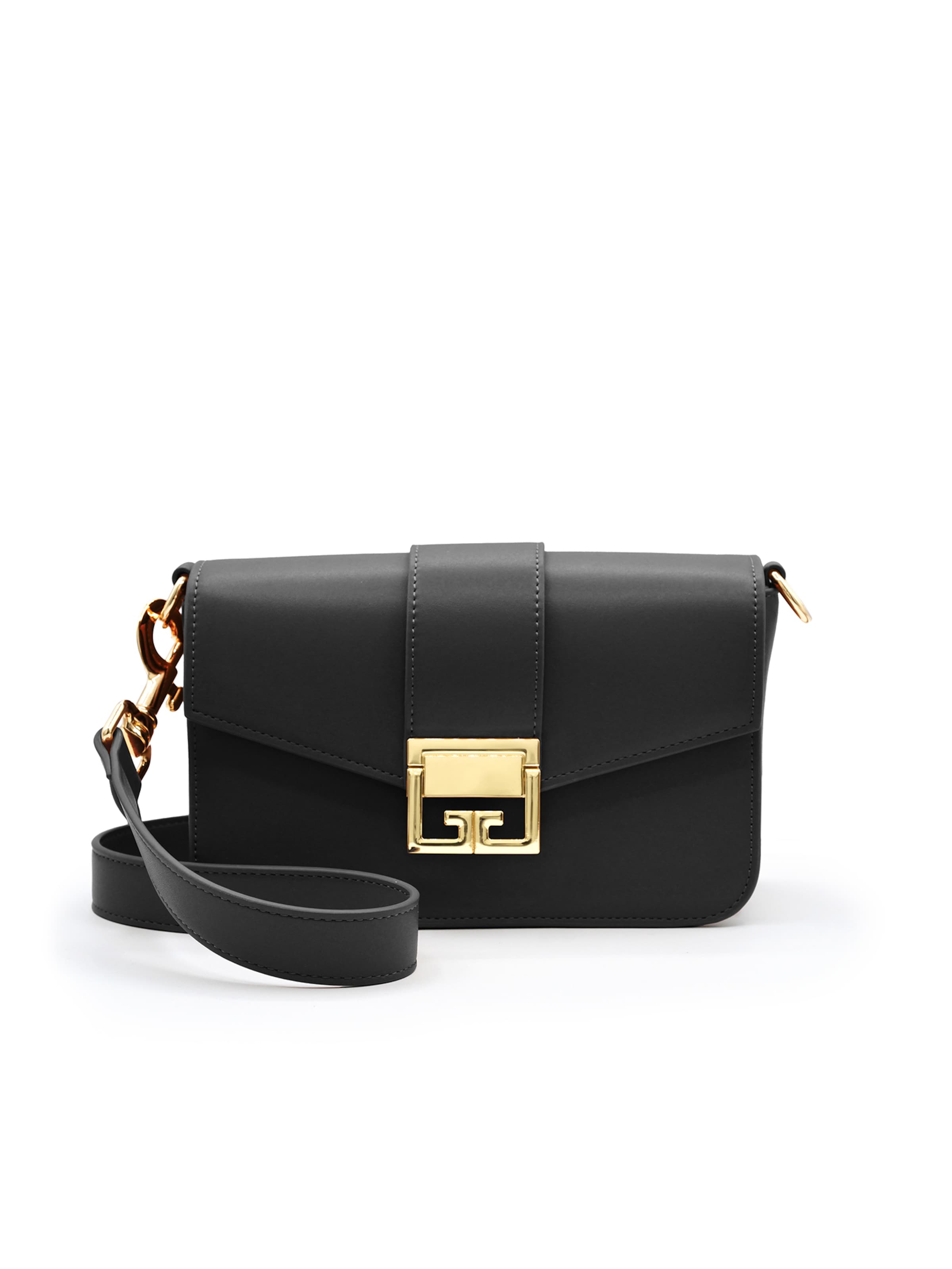 Ateliers Saint Germain - Bolso de hombro 'SAINT-HONORE' en negro: frente