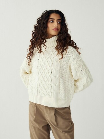 Pullover ' Lael ' di Noella in beige: frontale