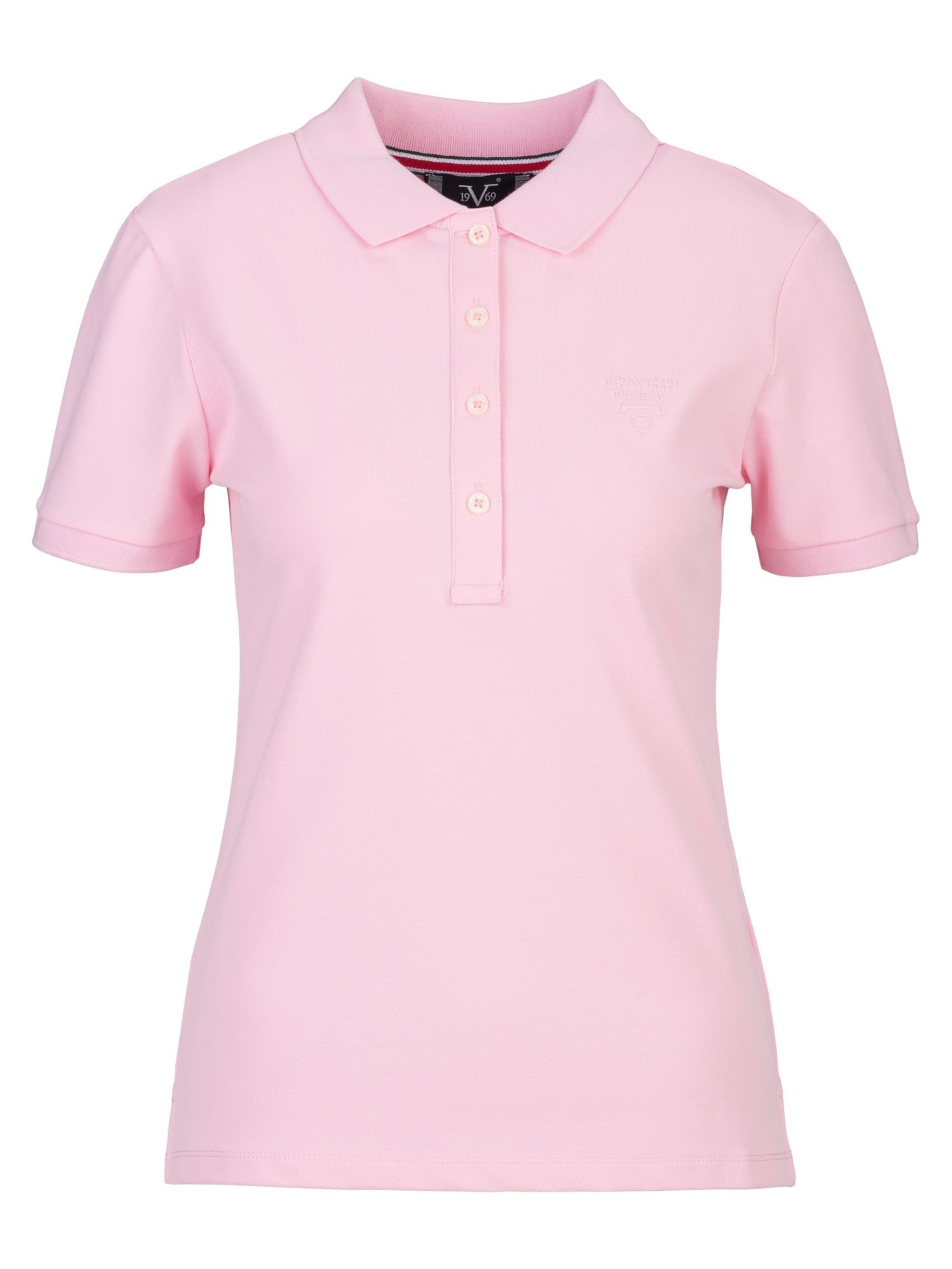 19V69 ITALIA Majica 'Bibi' | roza barva: sprednja stran