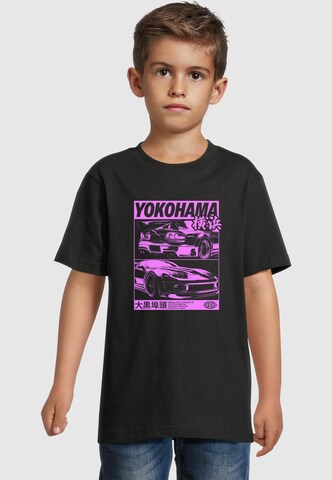 Mister Tee T-Shirt 'Yokohama Race' in Schwarz: Vorderseite