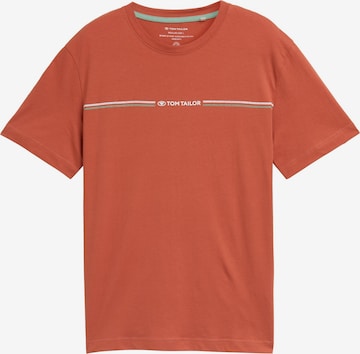 TOM TAILOR T-Shirt in Orange: Vorderseite