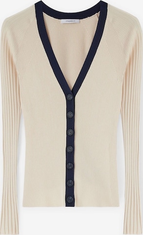 Pull-over MOTIVI en blanc : devant