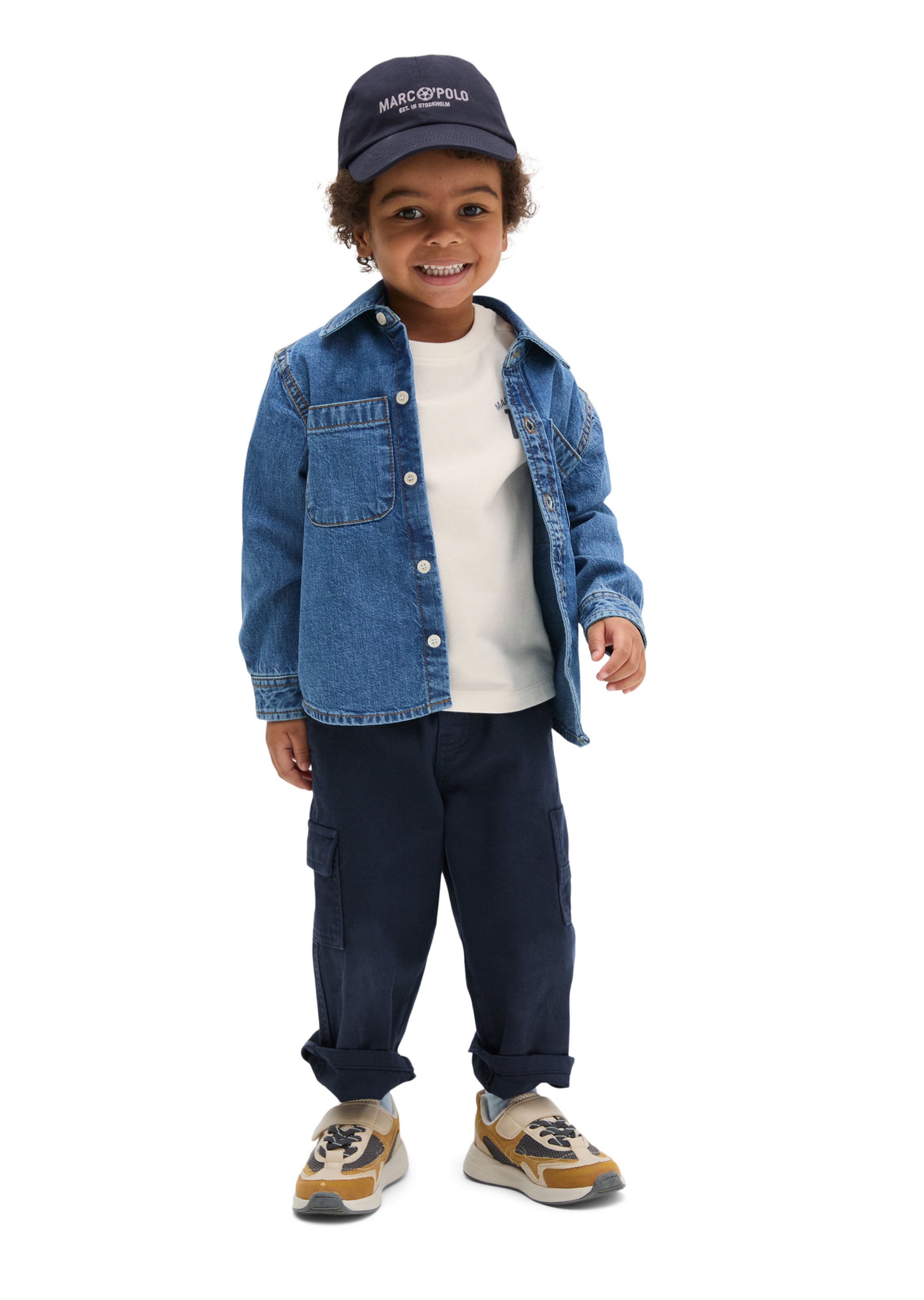 Marc O'Polo Comfort fit Overhemd in Blauw