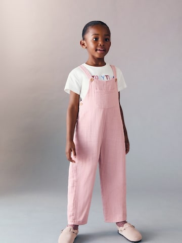 MANGO KIDS Regular Dungarees 'CLAIRE' in Pink: front