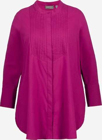 Ulla Popken Blouse in Pink: front