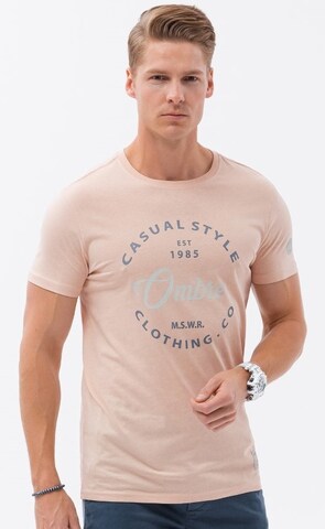 T-Shirt 'S1752' Ombre en rose : devant