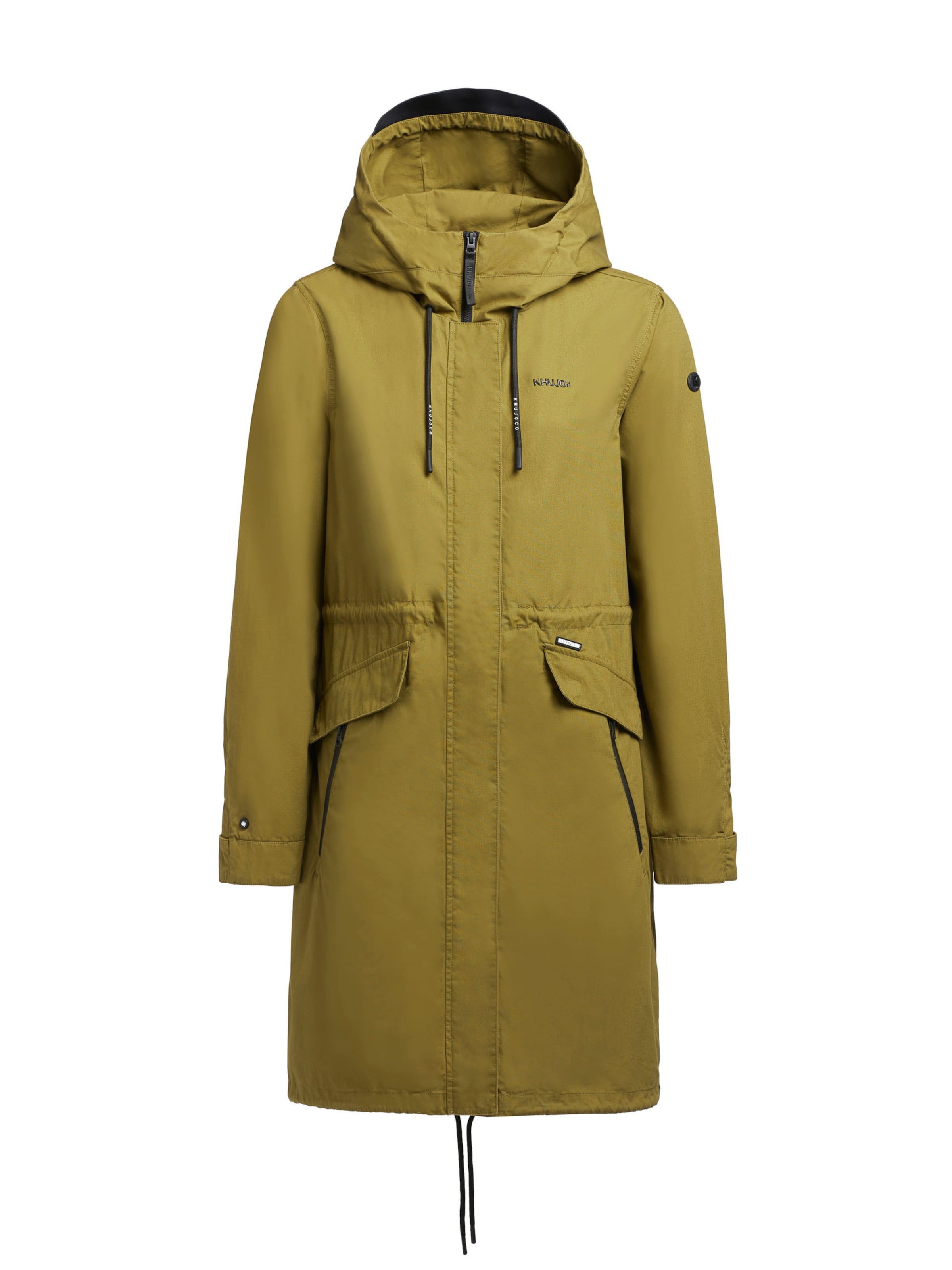 khujo Преходно палто 'Nanda5' в зелено: отпред