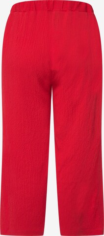 Ulla Popken Loosefit Broek in Rood