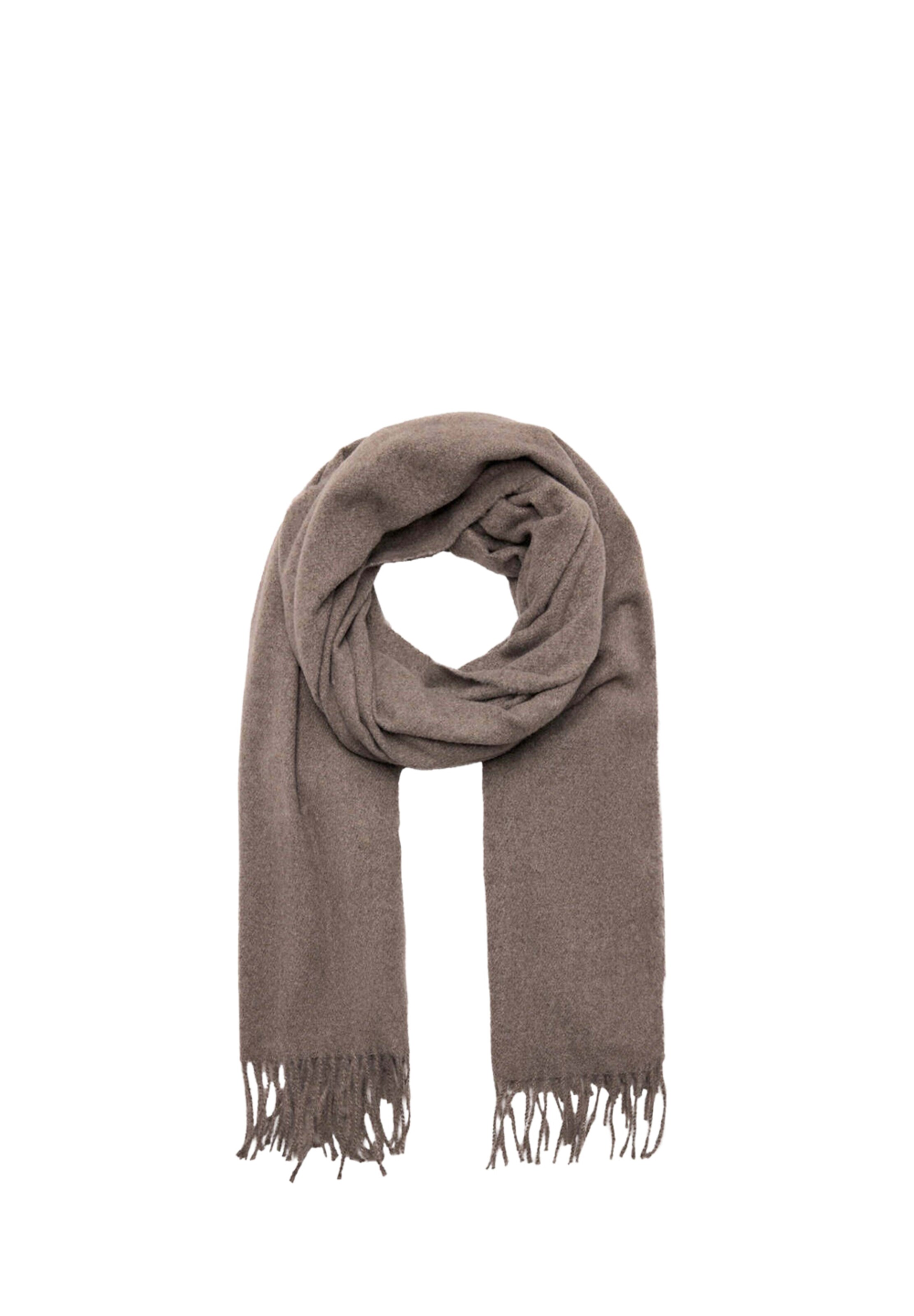 MANGO Sjaal in One Size in de kleur Mokka, Productweergave