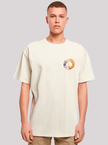 T-Shirt 'Heroes of Childhood Pinocchio Sundowner' F4NT4STIC en beige : devant