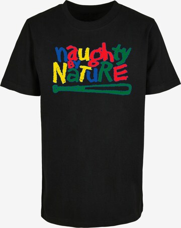 Merchcode Shirt 'Naughty By Nature' in Black: front
