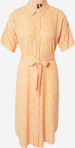 Robe-chemise 'JENNY' VERO MODA en orange : devant