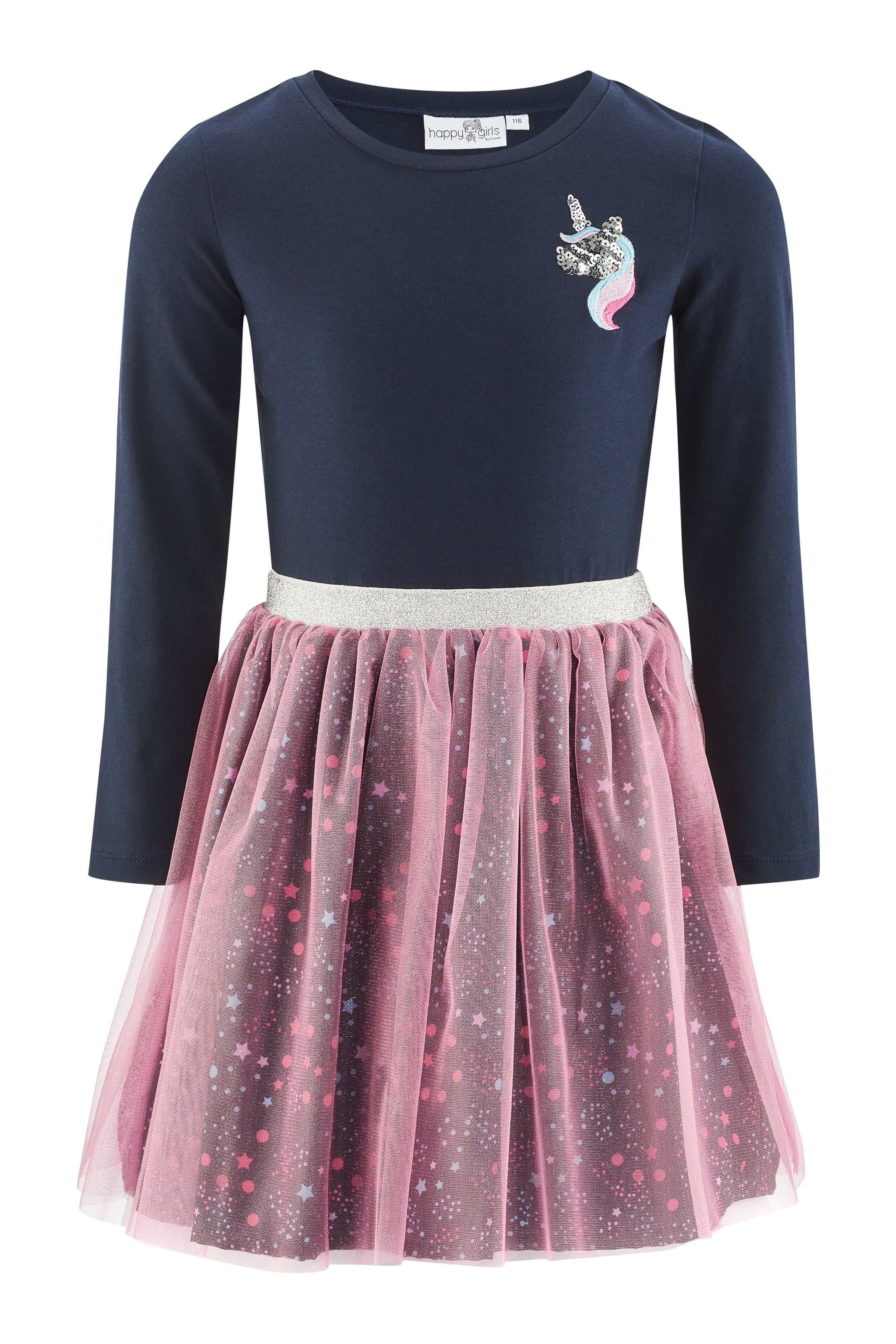 happy girlsHaljina - plava boja: prednji dio