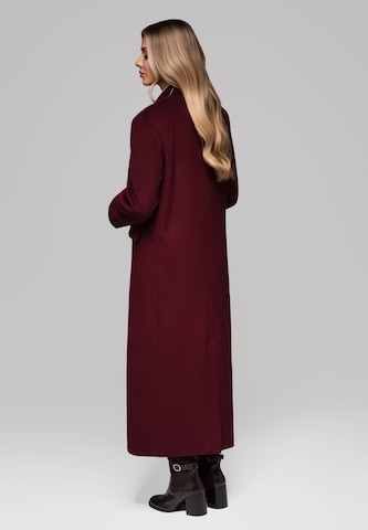 Ombre Between-seasons coat in Red