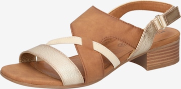 MUSTANG Sandale in Braun: Vorderseite