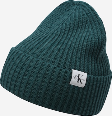 Calvin Klein Jeans Müts, värv roheline: eest vaates