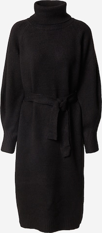 Robes en maille Warehouse en noir : devant