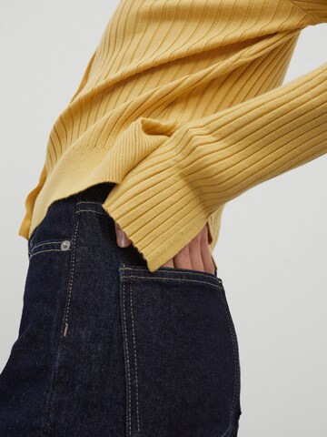 Geacă tricotată 'Simona' de la EDITED pe galben