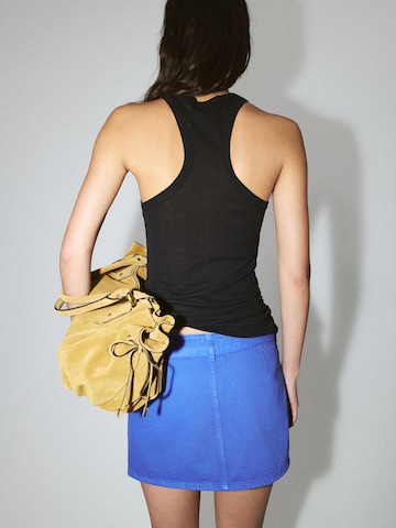 MANGO Top 'AMANDA' – černá