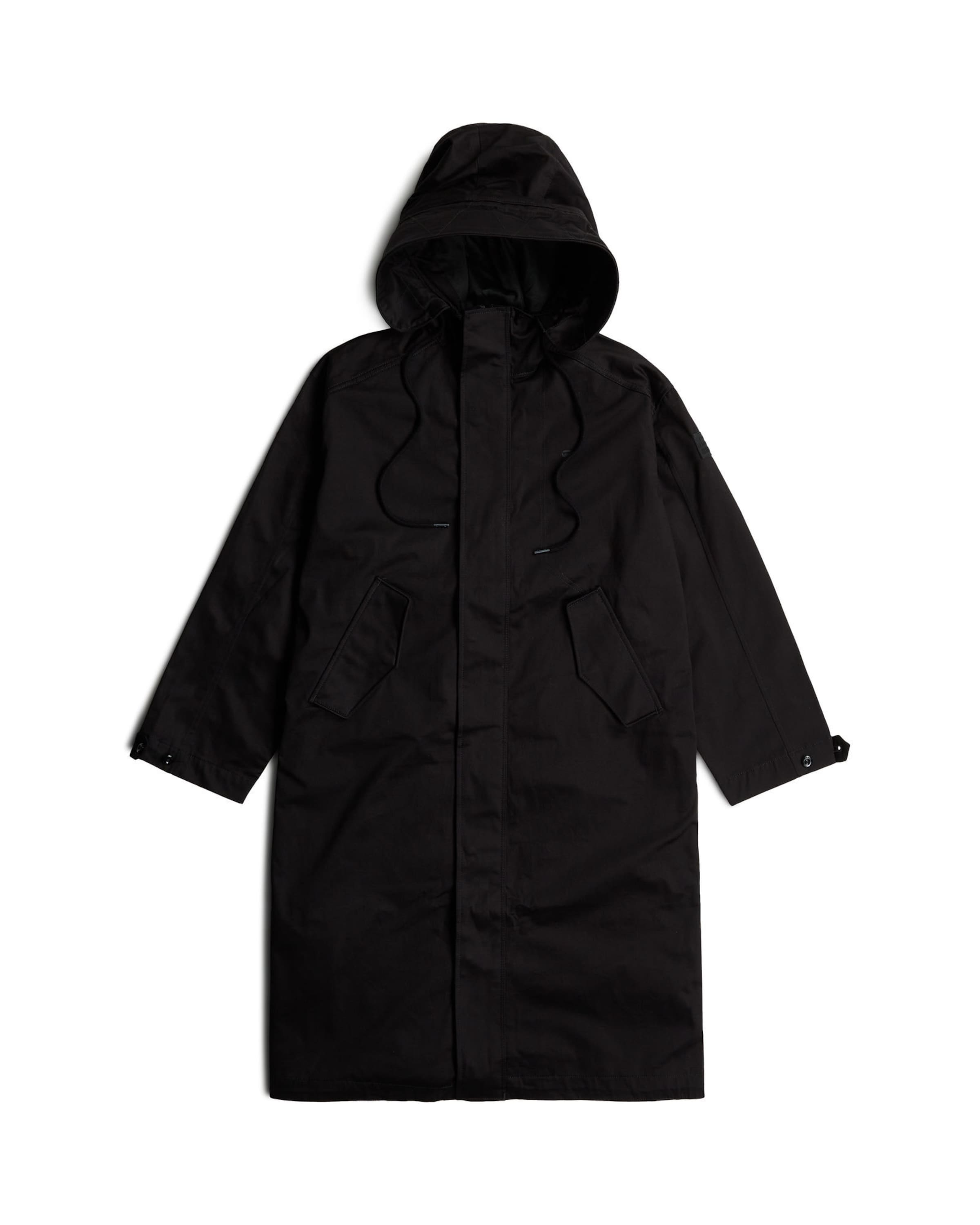 G-STAR Between-Seasons Parka in Black: front
