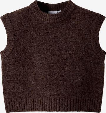 Gilet di NAME IT in marrone: frontale