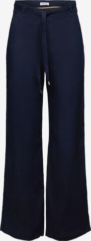 ESPRIT Wide leg Broek in Blauw: voorkant