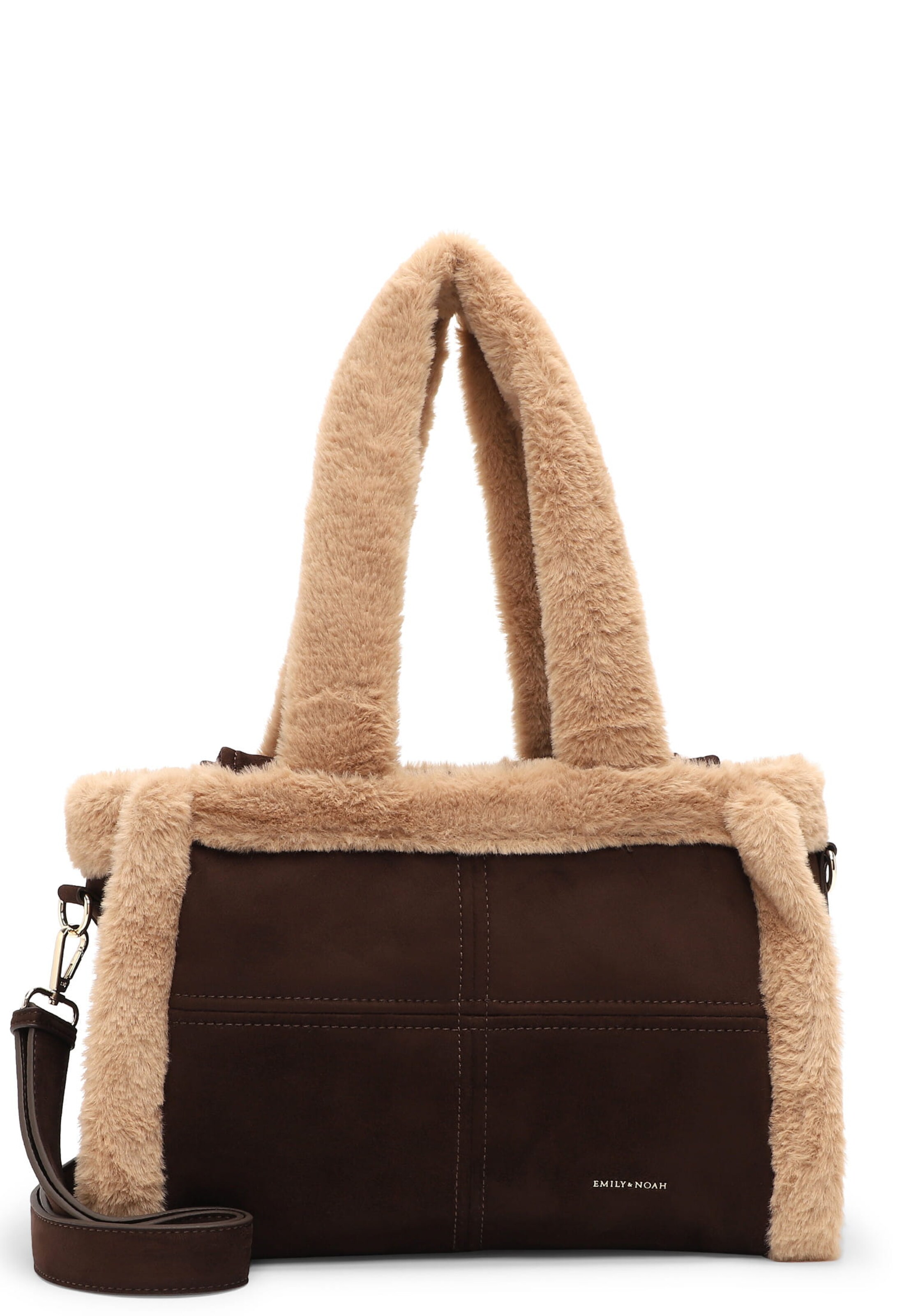 Emily & Noah Shopper 'E&N Lisette' in Braun: Vorderseite