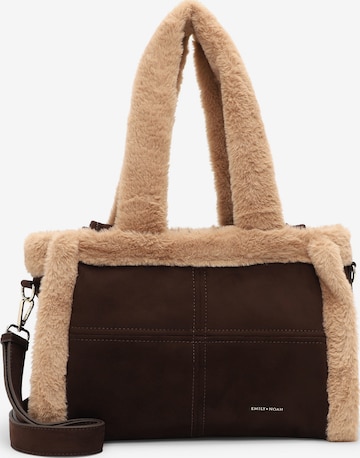 Emily & Noah Shopper 'E&N Lisette' in Braun: Vorderseite