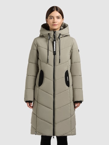 Manteau d’hiver 'Aribay6' khujo en gris : devant