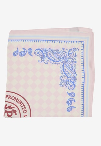 Foulard 'Rush' di Prohibited in rosa: frontale